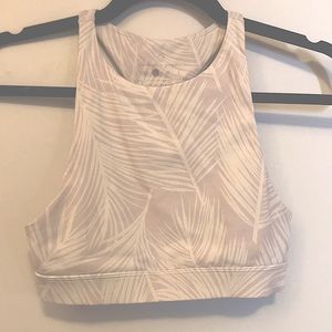 Spiritual Gangster palm leaf sports bra small